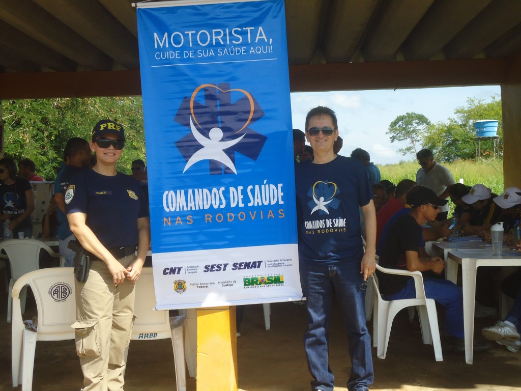 Ação social marca primeiro Comando de Saúde nas Rodovias