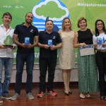 Transportes Urbanos Aliança recebendo o Troféu PMQA - 2017.